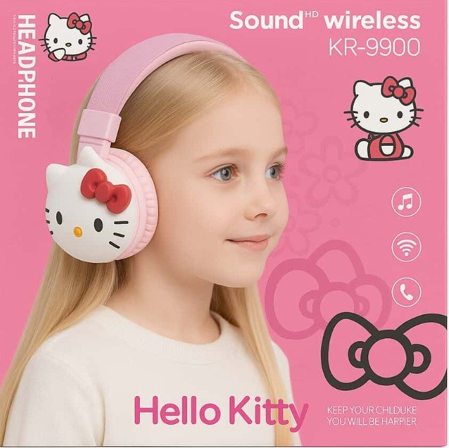 Kufje Wireless Hello Kitty