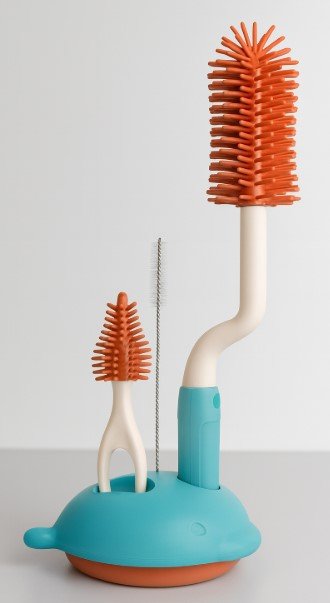 Set Furçash Silikoni për Pastrimin e Shisheve