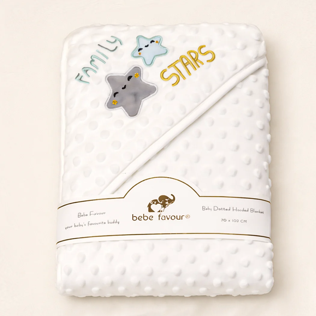 Peshqir Bebesh me Kapuç Bebe Favour – Family Stars