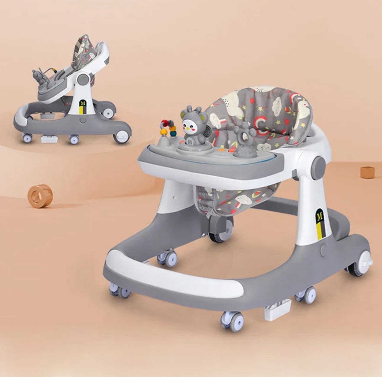 Baby Walker Premium – Hapat e Parë me Siguri & Argëtim