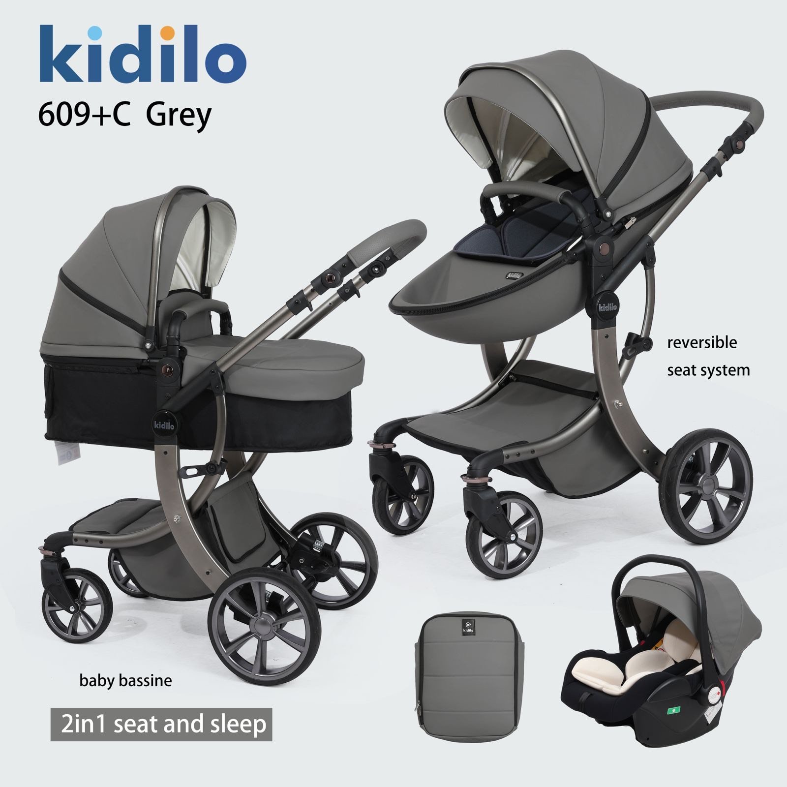 Karrocë për Bebe KIDILO 609+C