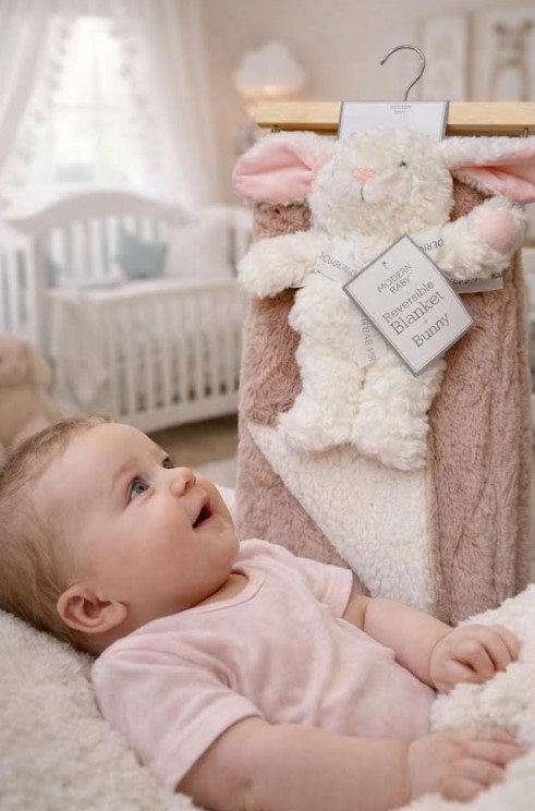 Batanije për Bebe me Figurë -Super e Butë (30×40 cm)