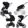 Karrocë Bebesh 2-në-1 Black