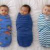 SwaddleMe Original Swaddle – Set Blu për Bebe