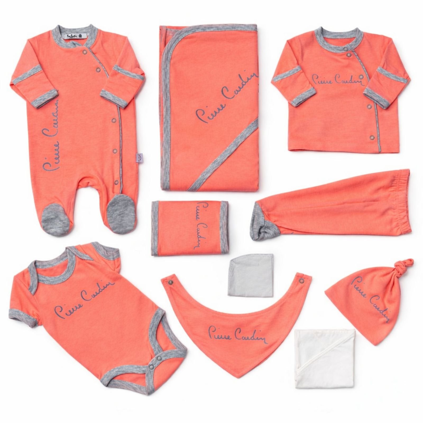 Set Rrobash për Bebë 10 Pjesë – Komplet për të Porsalindur pierre cardin