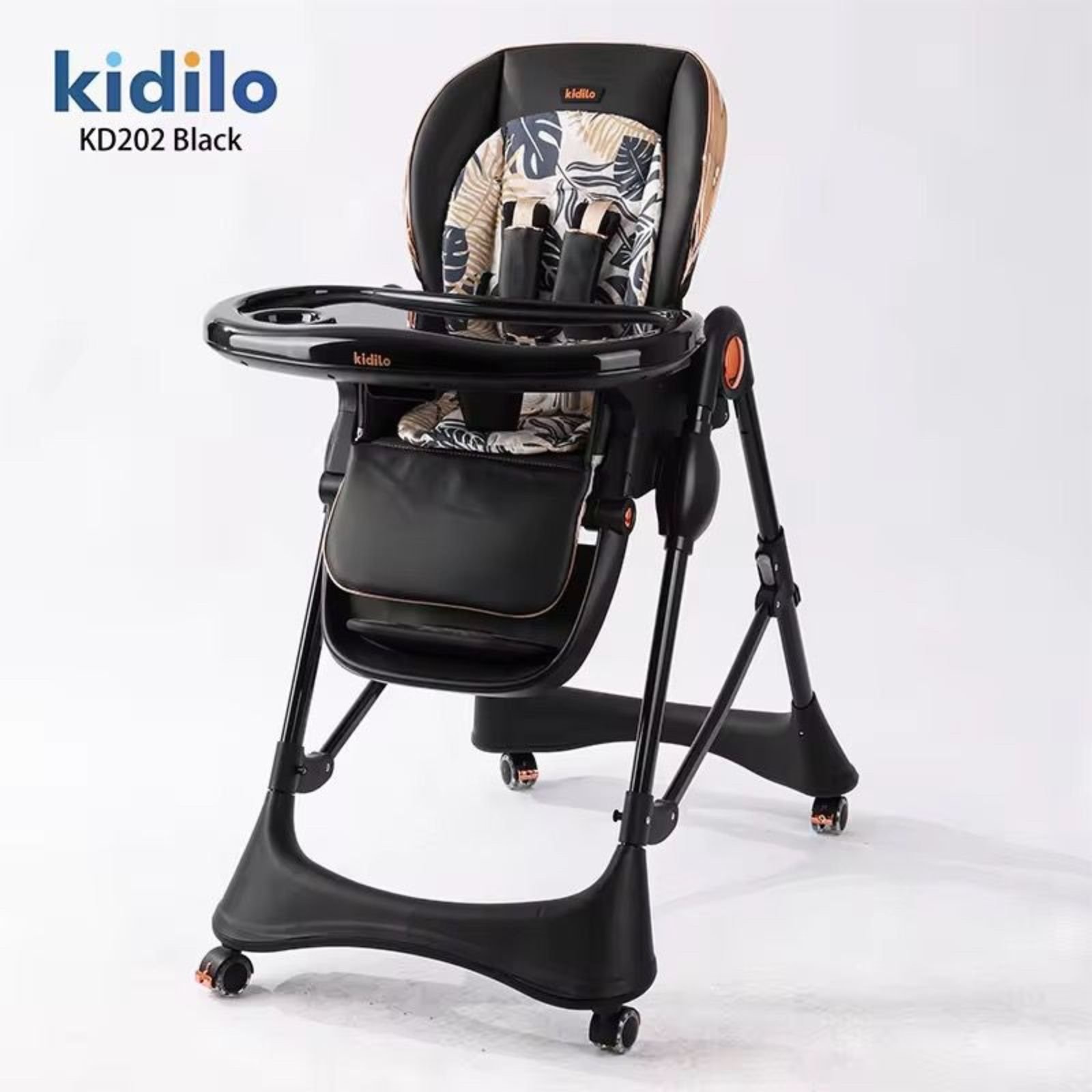 Karrige Ushqimi Kidilo KD202 Black — Komoditet & Siguri për Fëmijën