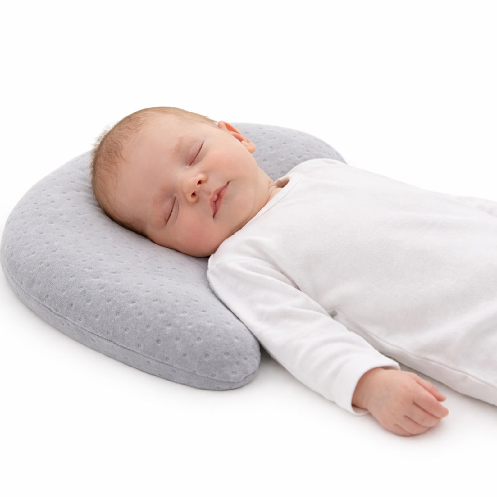 Jastëk Ortopedik për Bebë – Mbështetje e Butë për Kokën e Foshnjës