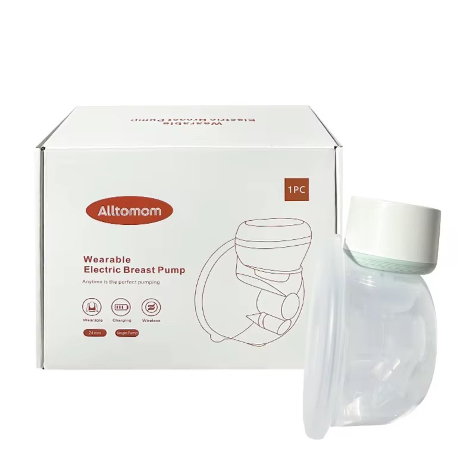 Pompë gjiri elektrike Alltomom – pa tela, hands-free