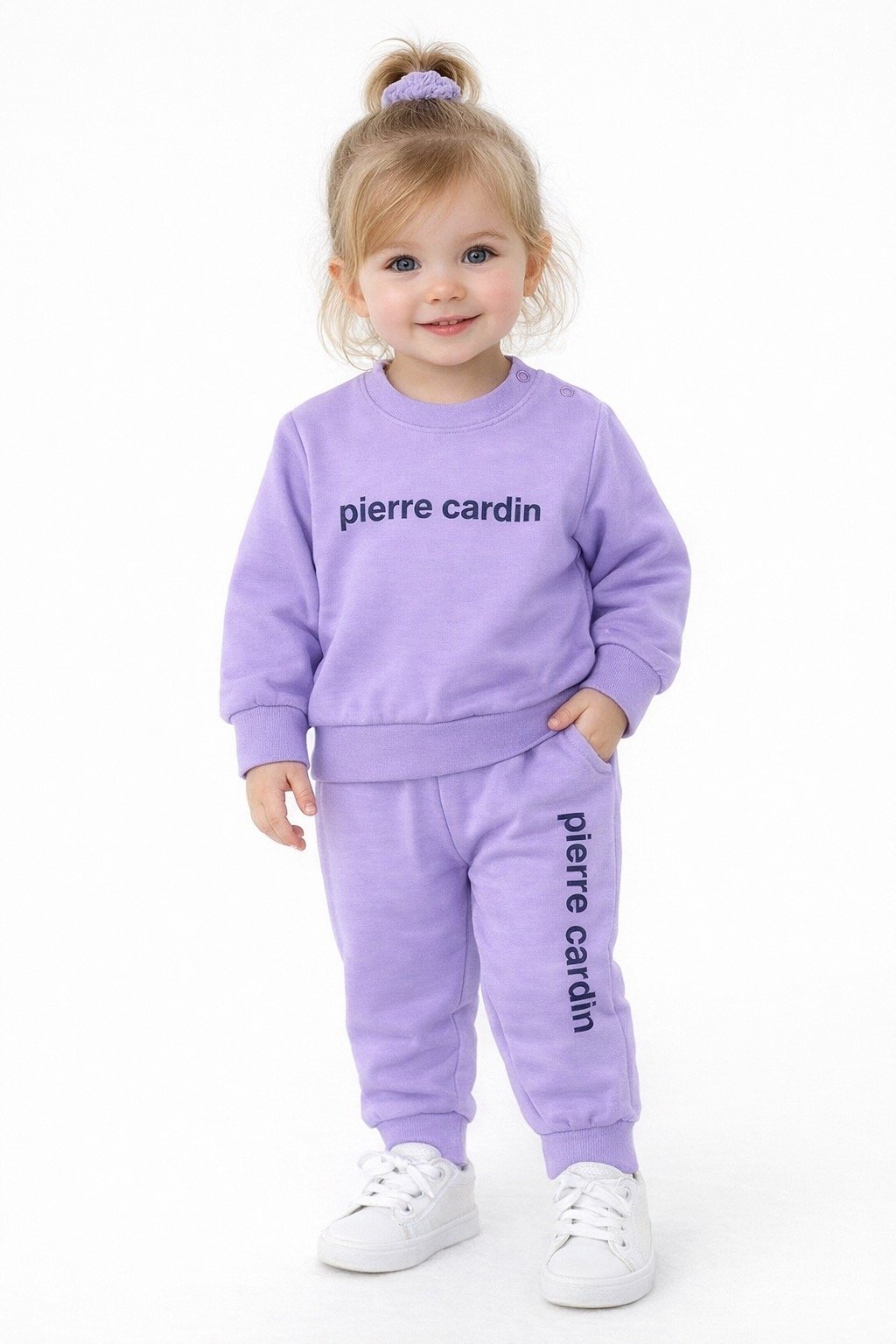 Set sportiv për fëmijë Pierre Cardin – ngjyrë lejla (2 pjesë)