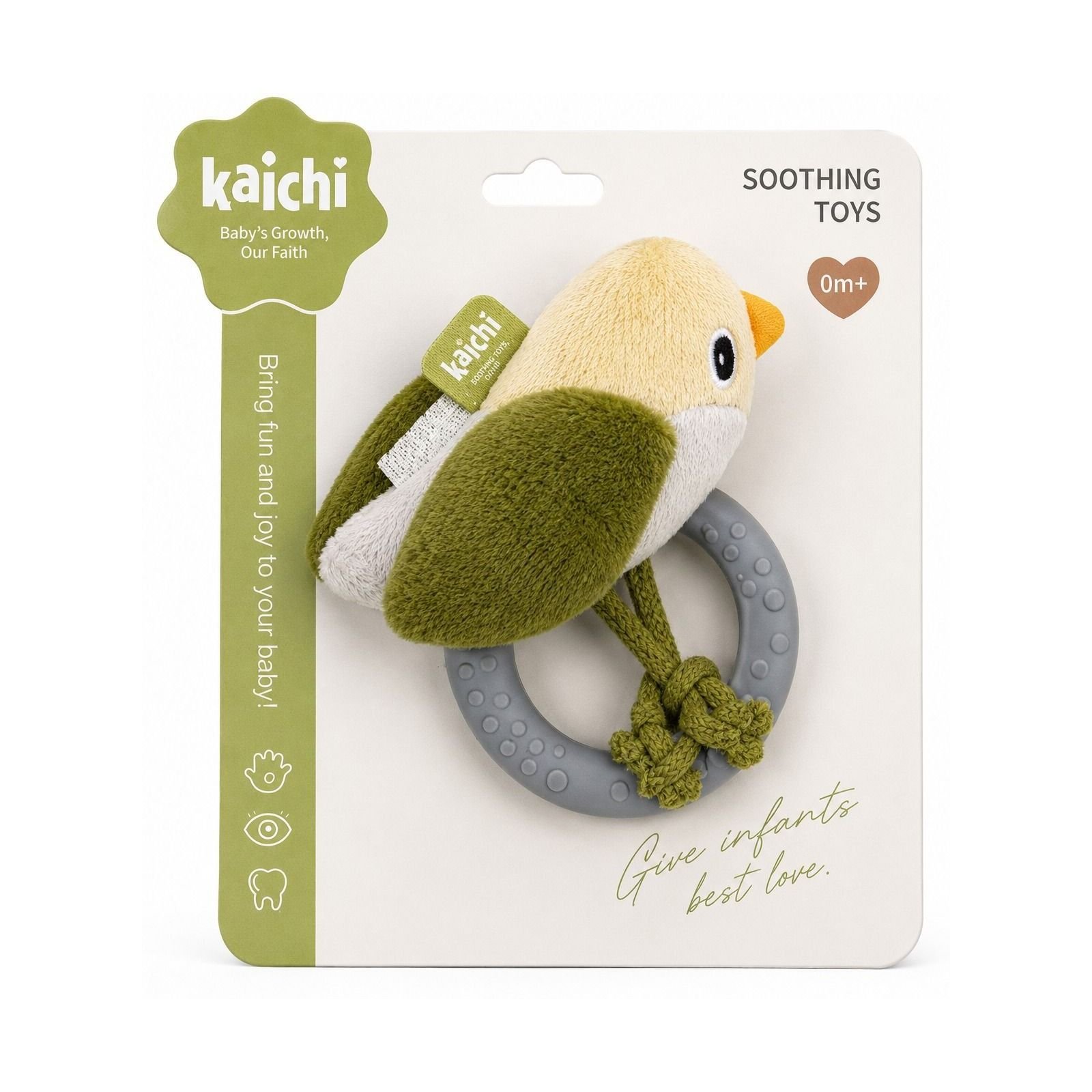 Lodër Dhëmbësh për Bebë – Teether me Zogush të Butë