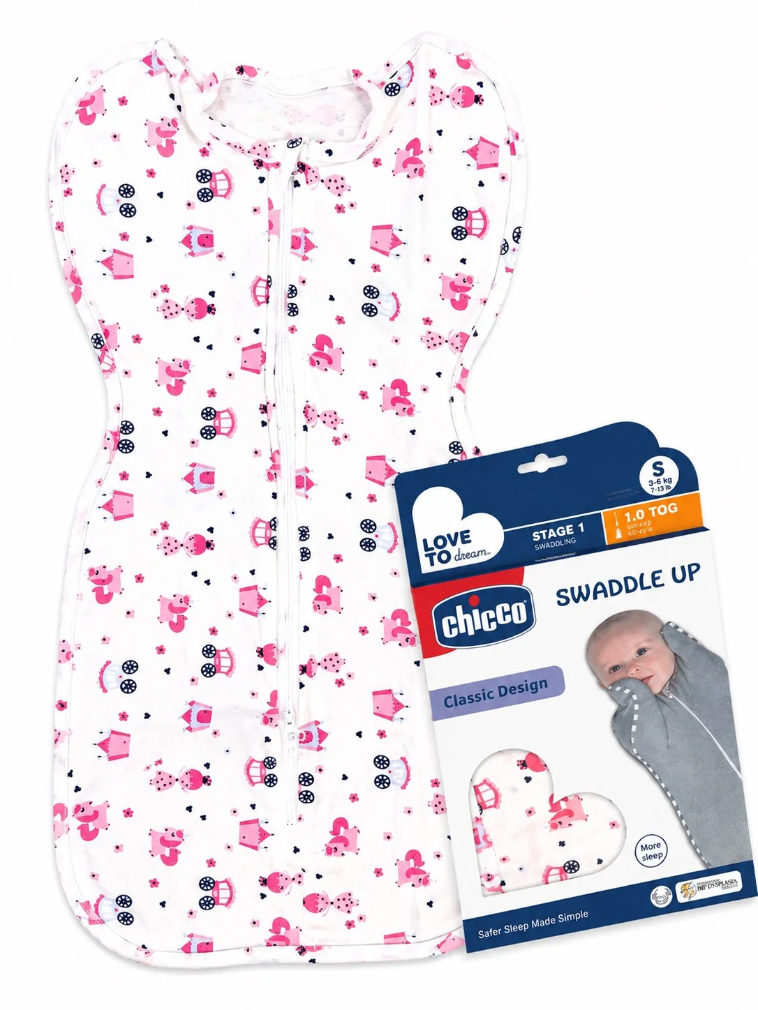 Thes Gjumi për Bebe (Swaddle Up) me Zinxhir – 1.0 TOG